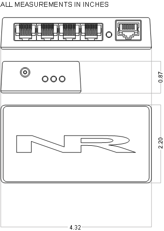 Network Telemetry Monitoring System (NTMS4) network hardware 